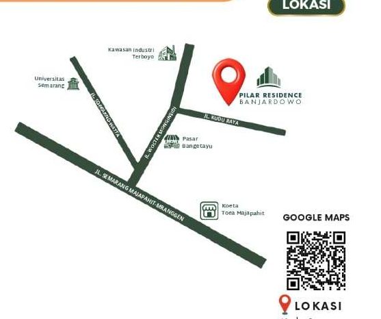 Lokasi Pilar Residence Banjardowo Semarang